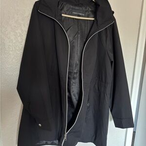 Vince Camuto Black Raincoat for Men